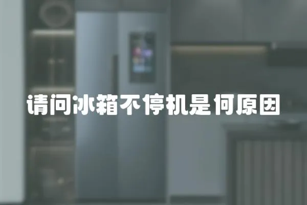 請問冰箱不停機是何原因
