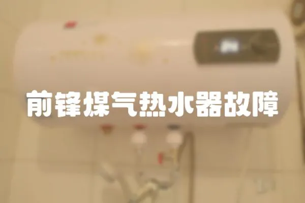 前鋒煤氣熱水器故障