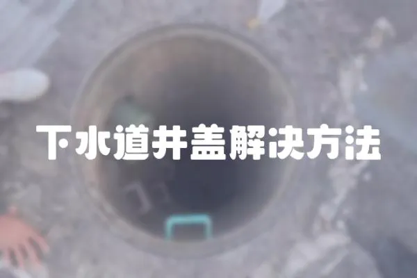 下水道井蓋解決方法