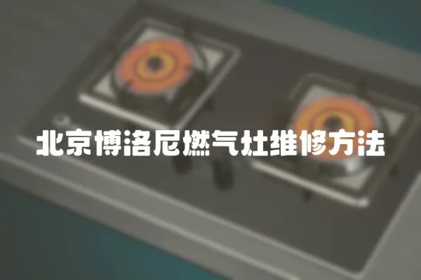 北京博洛尼燃氣灶維修方法