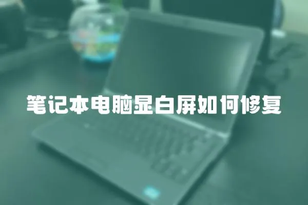 筆記本電腦顯白屏如何修復