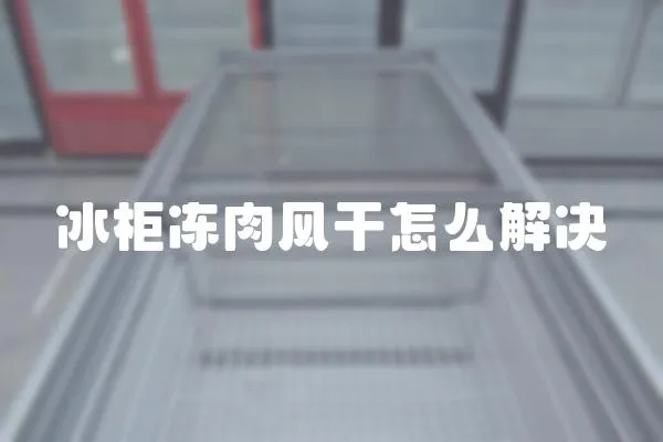 冰柜凍肉風(fēng)干怎么解決