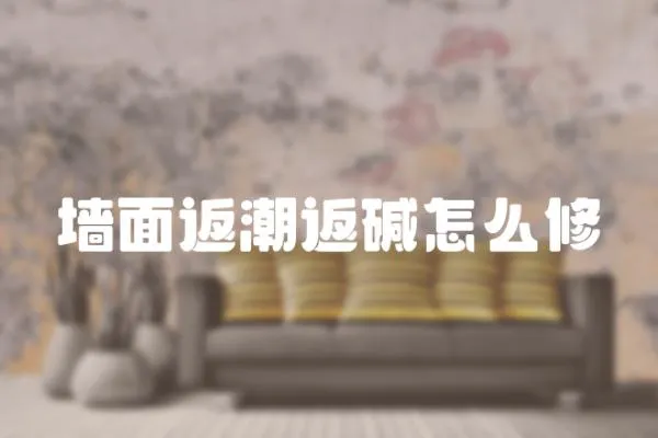 墻面返潮返堿怎么修