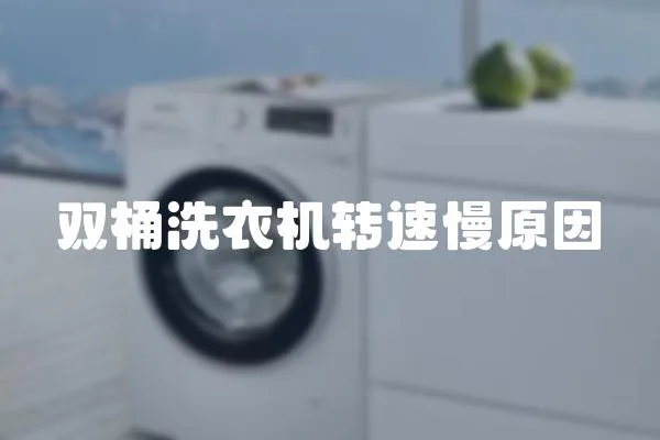 雙桶洗衣機轉速慢原因