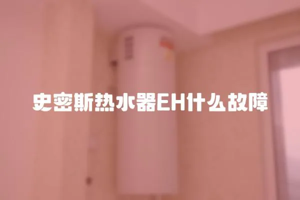史密斯熱水器EH什么故障