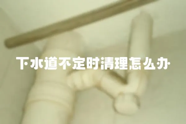 下水道不定時清理怎么辦