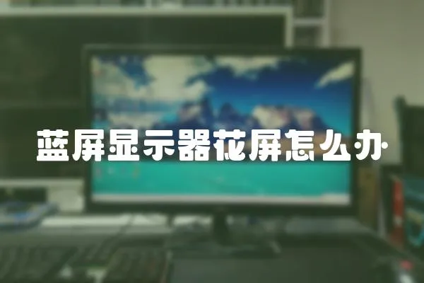 藍屏顯示器花屏怎么辦