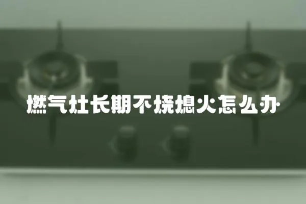 燃氣灶長期不燒熄火怎么辦