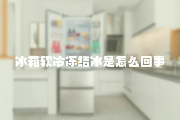 冰箱軟冷凍結冰是怎么回事