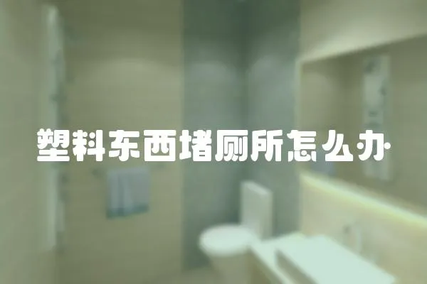 塑料東西堵廁所怎么辦