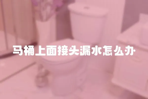 馬桶上面接頭漏水怎么辦