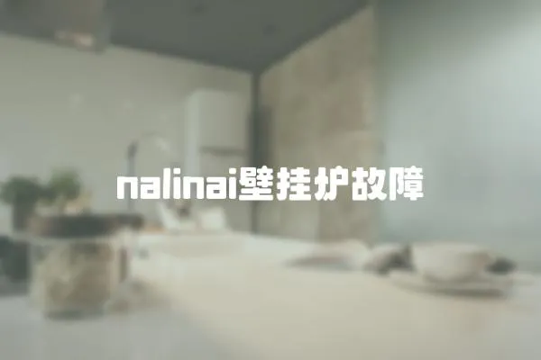 nalinai壁掛爐故障