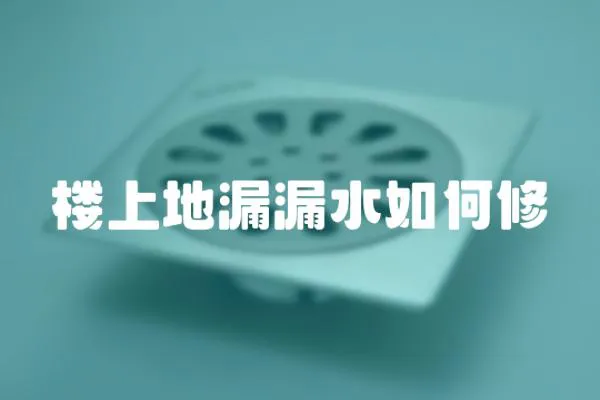 樓上地漏漏水如何修