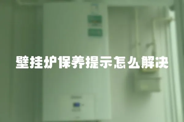 壁掛爐保養提示怎么解決