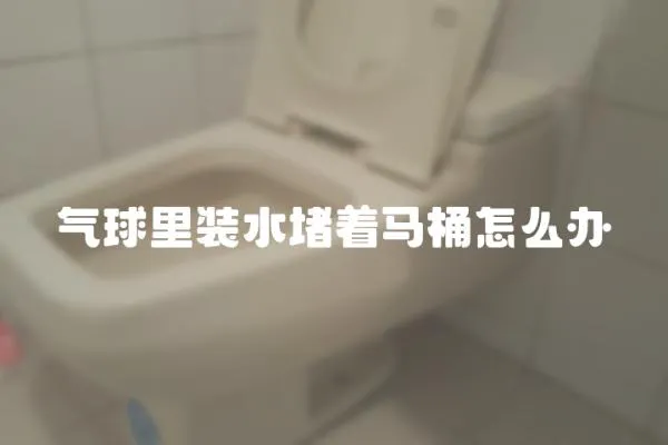 氣球里裝水堵著馬桶怎么辦
