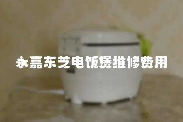 永嘉東芝電飯煲維修費用