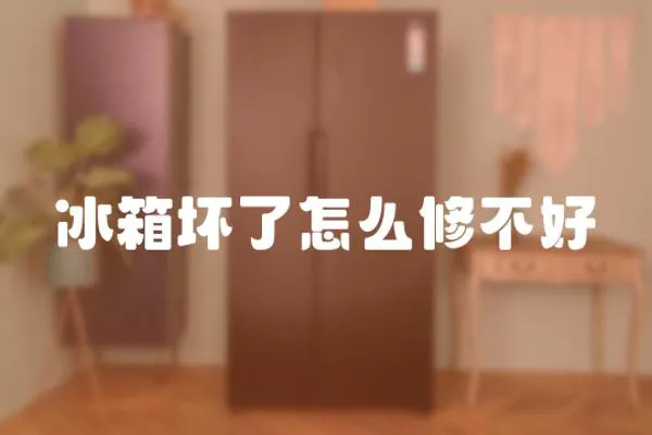 冰箱壞了怎么修不好