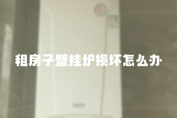 租房子壁掛爐損壞怎么辦