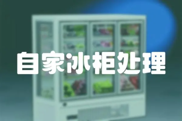 自家冰柜處理