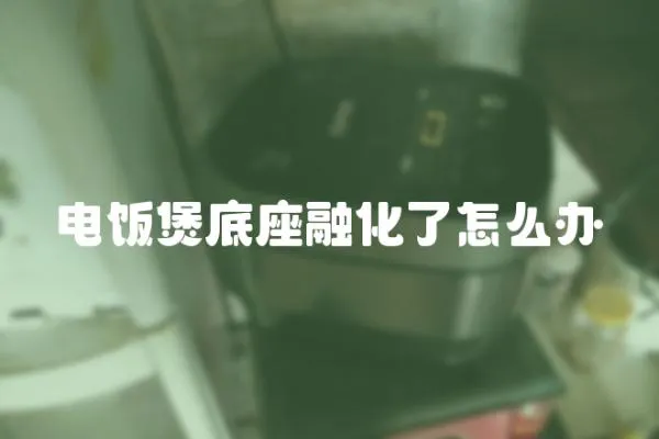 電飯煲底座融化了怎么辦