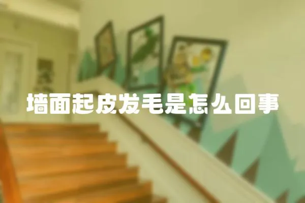 墻面起皮發(fā)毛是怎么回事