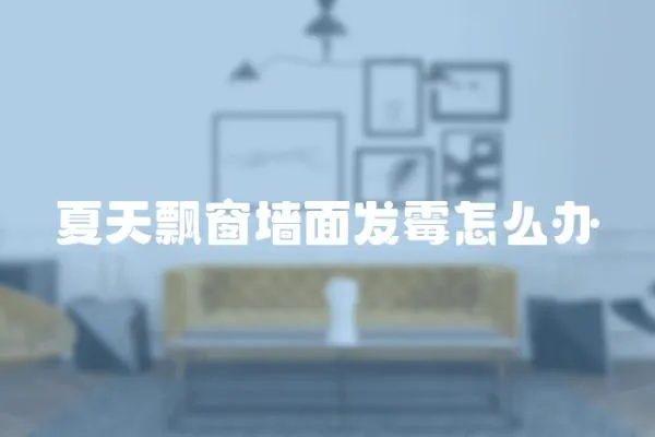 夏天飄窗墻面發霉怎么辦