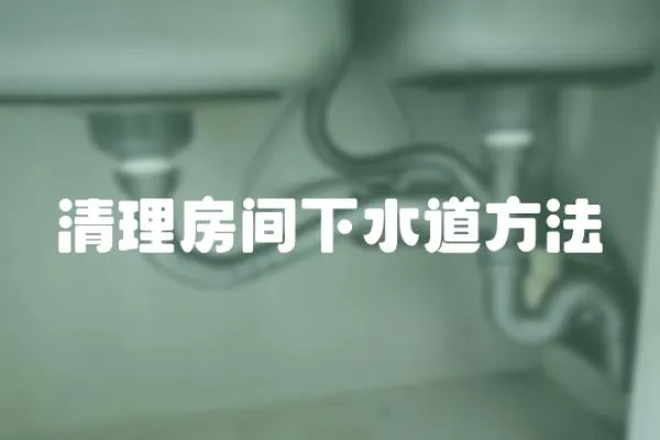清理房間下水道方法