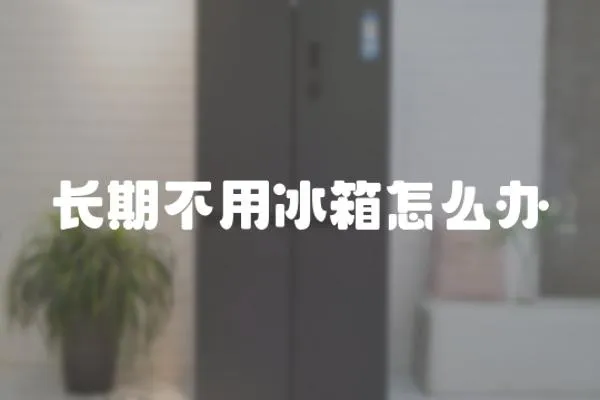 長期不用冰箱怎么辦