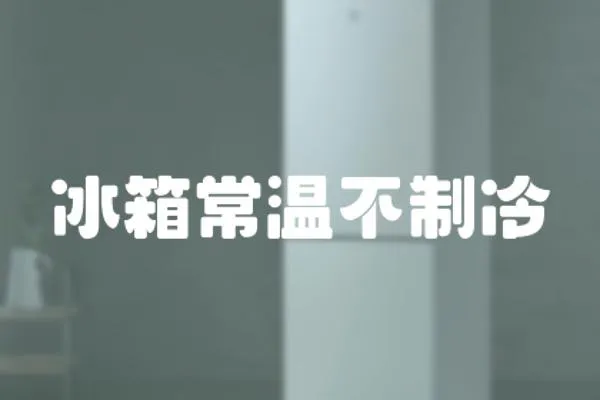 冰箱常溫不制冷