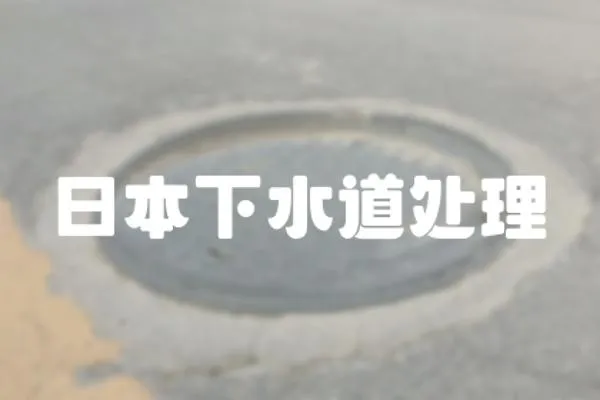 日本下水道處理