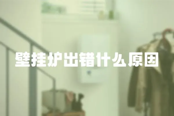 壁掛爐出錯什么原因