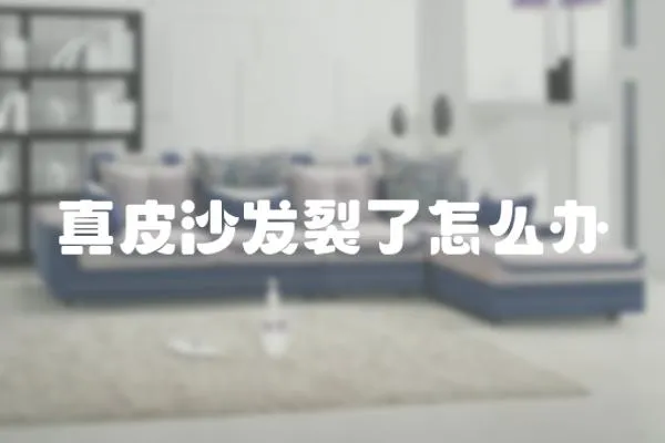 真皮沙發(fā)裂了怎么辦