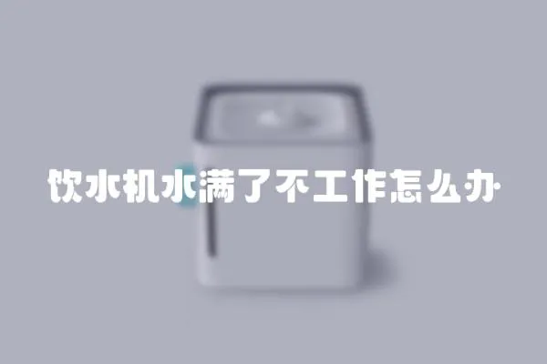 飲水機(jī)水滿了不工作怎么辦