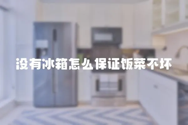 沒有冰箱怎么保證飯菜不壞