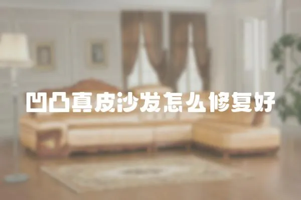 凹凸真皮沙發(fā)怎么修復(fù)好