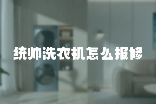 統(tǒng)帥洗衣機(jī)怎么報(bào)修
