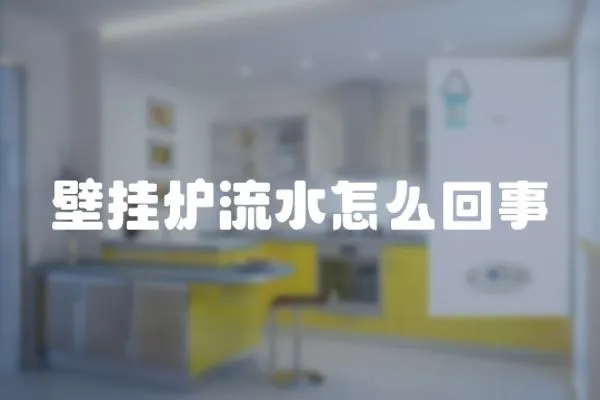 壁掛爐流水怎么回事