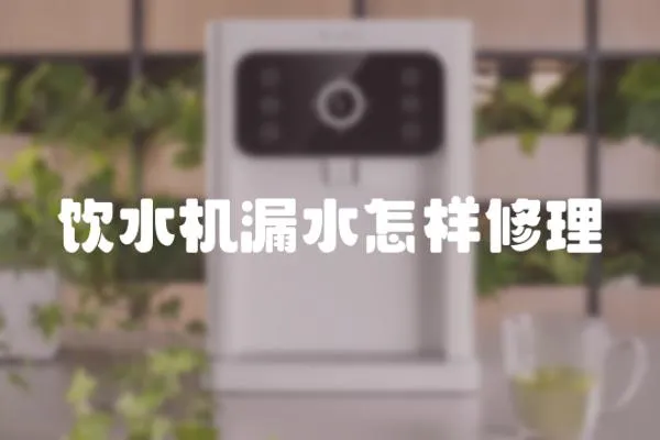 飲水機漏水怎樣修理