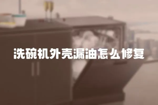 洗碗機外殼漏油怎么修復