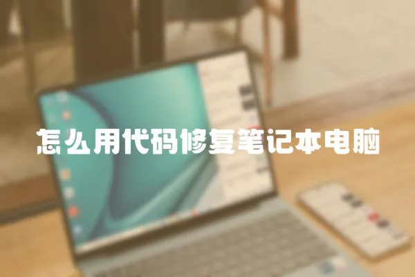 怎么用代碼修復筆記本電腦