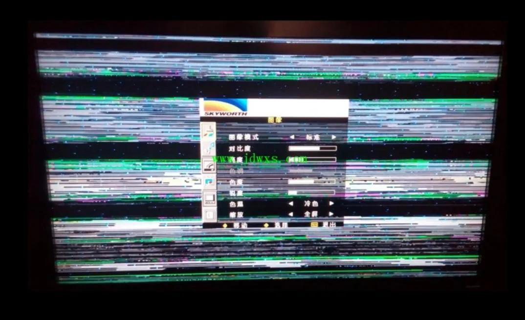 液晶電視有橫線怎么辦