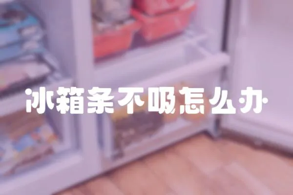 冰箱條不吸怎么辦