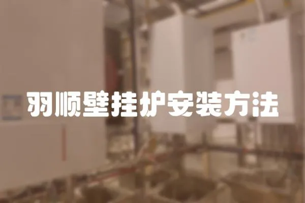 羽順壁掛爐安裝方法