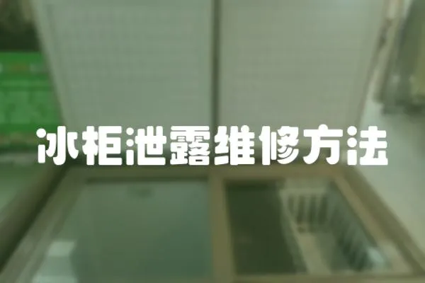冰柜泄露維修方法