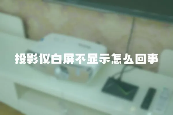 投影儀白屏不顯示怎么回事