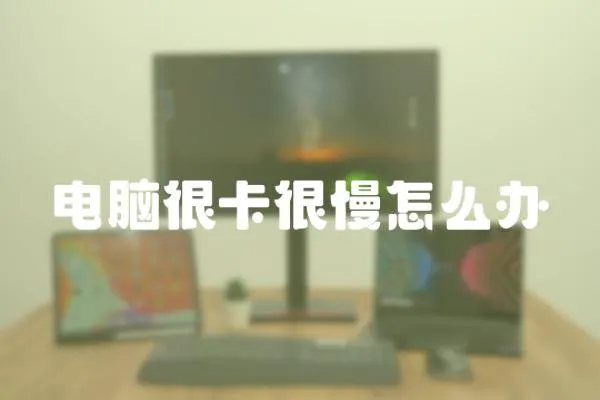 電腦很卡很慢怎么辦