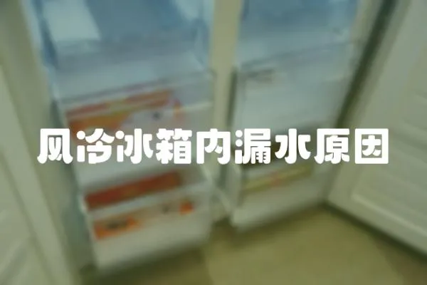 風冷冰箱內漏水原因