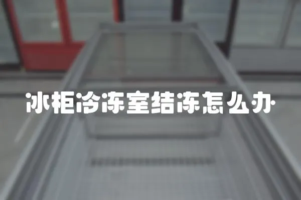 冰柜冷凍室結凍怎么辦
