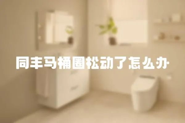 同豐馬桶圈松動了怎么辦