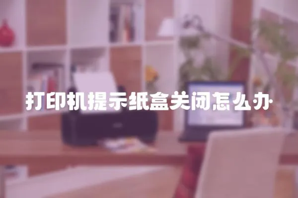 打印機提示紙盒關閉怎么辦